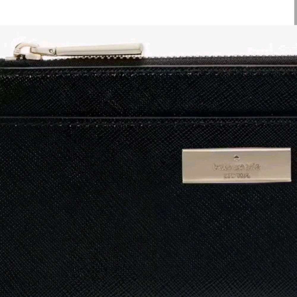 Kate Spade *Kenzie* Large Slim Cardholder Wallet in Black - Picture 6 of 14